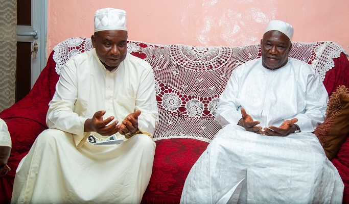 Tambacounda-Ramadan-Photos : Visite de courtoisie du Maire Papa Banda Dièye aux dignitaires religieux de la ville 