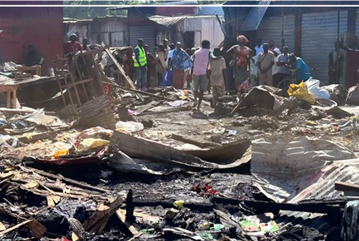 Tambacounda&nbsp;: un mort et une soixantaine de cantines ravagées dans un incendie au marché ”Corona”